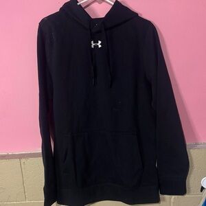 Under Armour Men's Black Crewneck Hoodie with Front Pocket